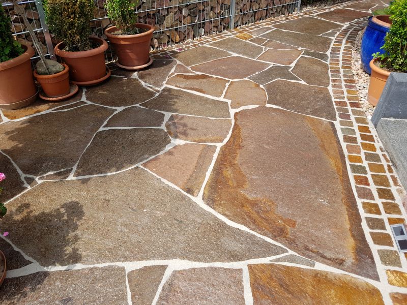 Outdoor Tile Walkway